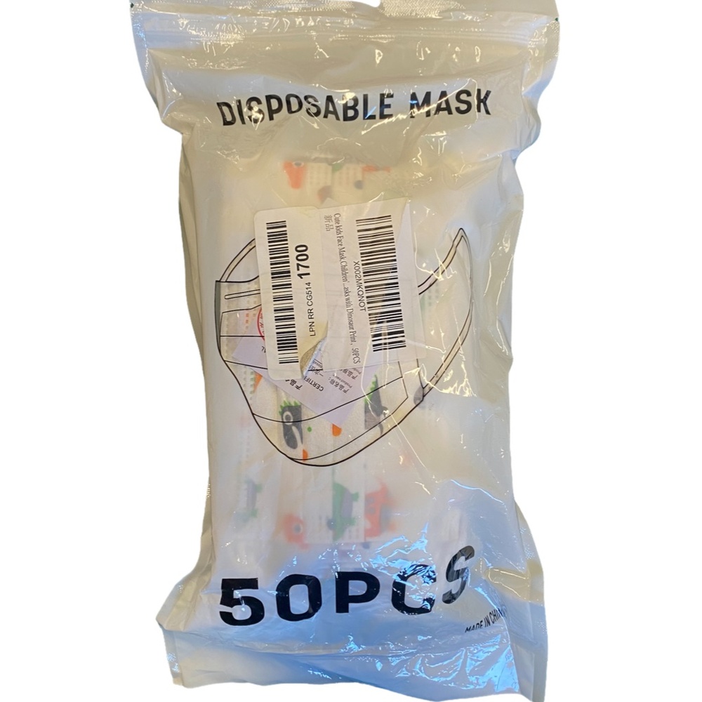 50 pack of dinosaur masks